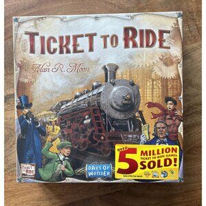 Ticket To Ride Game Days Of Wonder Sealed Alan R Moon 2-5 Players 8+ Family